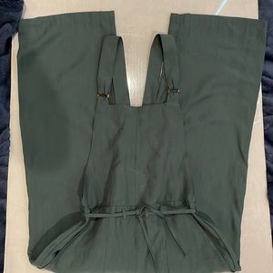 Zara kids hunter green jumpsuit. NWT size 11-12